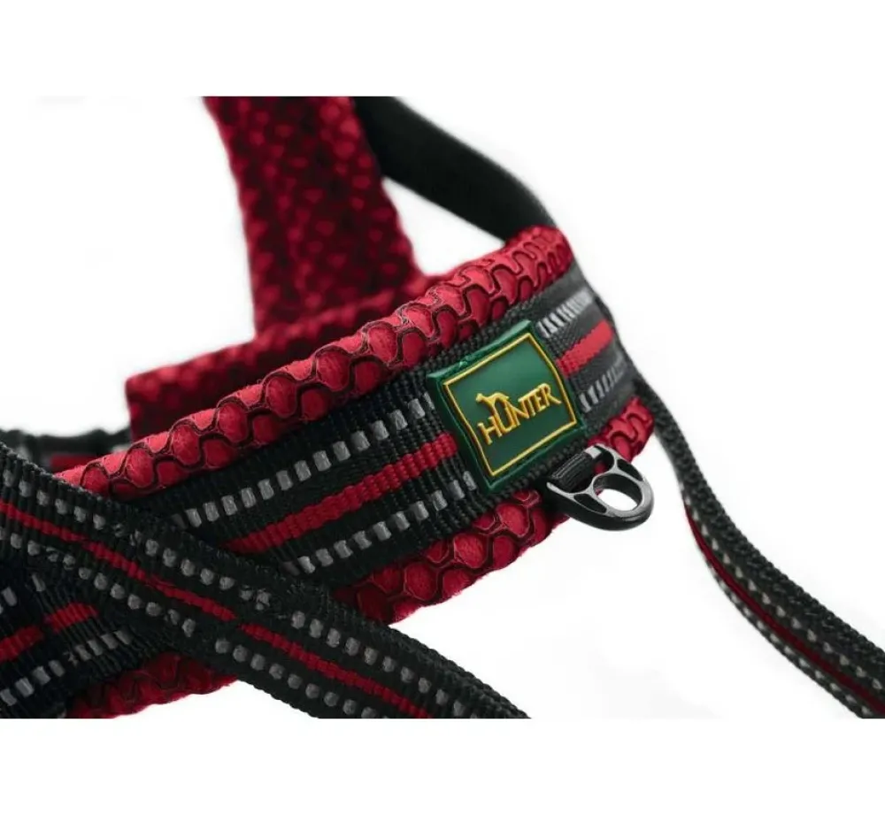 Hunter Noors Hondentuig Hilo Rood- Hunter Hondentuig