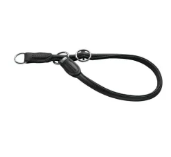 Hunter Training Halsband Hond Round & Soft Zwart- Hondenhalsband