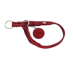 Hunter Training Halsband Hond Solid Education Rood- Hondenhalsband