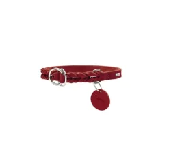 Hunter Training Halsband Hond Solid Education Rood- Hondenhalsband