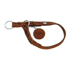 Hunter Training Halsband Hond Solid Education Cognac- Hondenhalsband