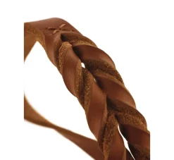 Hunter Training Halsband Hond Solid Education Cognac- Hondenhalsband