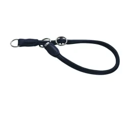 Hunter Training Halsband Hond Round & Soft Donkerblauw- Hondenhalsband