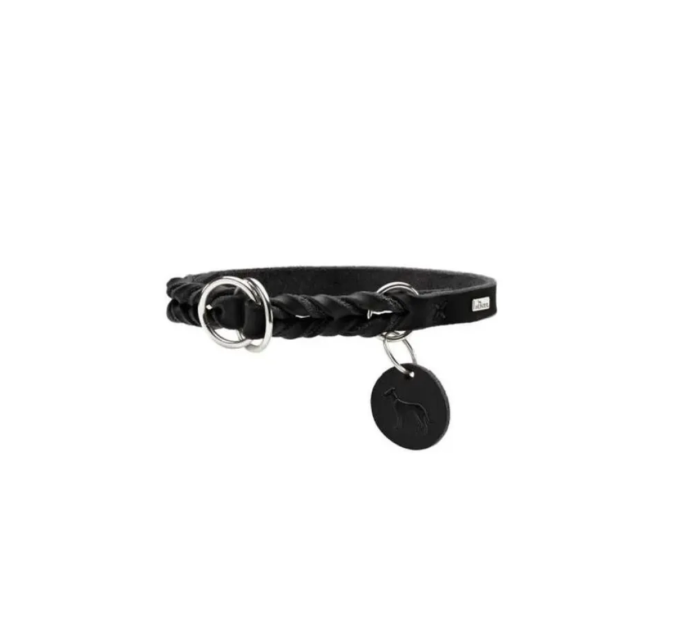 Hunter Training Halsband Hond Solid Education Zwart- Hondenhalsband