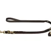 Hunter Verstelbare Hondenriem Sansibar Solid Bruin- Hunter Hondenriem