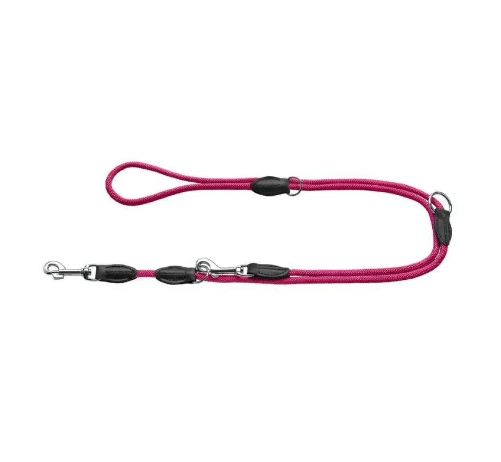Hunter Verstelbare Hondenriem Freestyle Raspberry- Hunter Hondenriem