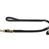 Hunter Verstelbare Hondenriem Sansibar Solid Zwart- Hunter Hondenriem