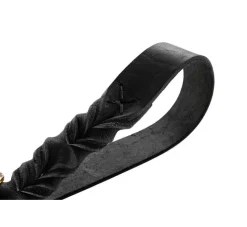 Hunter Verstelbare Hondenriem Sansibar Solid Zwart- Hunter Hondenriem