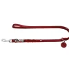 Hunter Verstelbare Hondenriem Solid Education Rood- Hunter Hondenriem