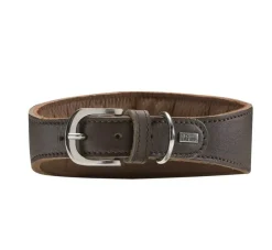 Hunter Windhonden Halsband Super Soft Donkerbruin- Hondenhalsband