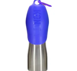Kong Waterfles Blauw- Voerbak En Drinkbak