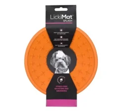 Lickimat Splash Oranje- Voerbakken