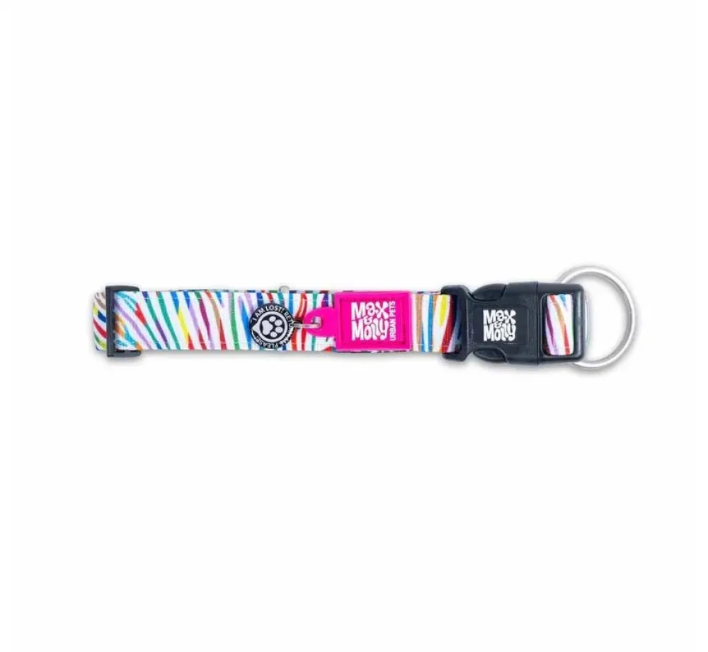 Max & Molly Hondenhalsband Magic Zebra- Hondenhalsband