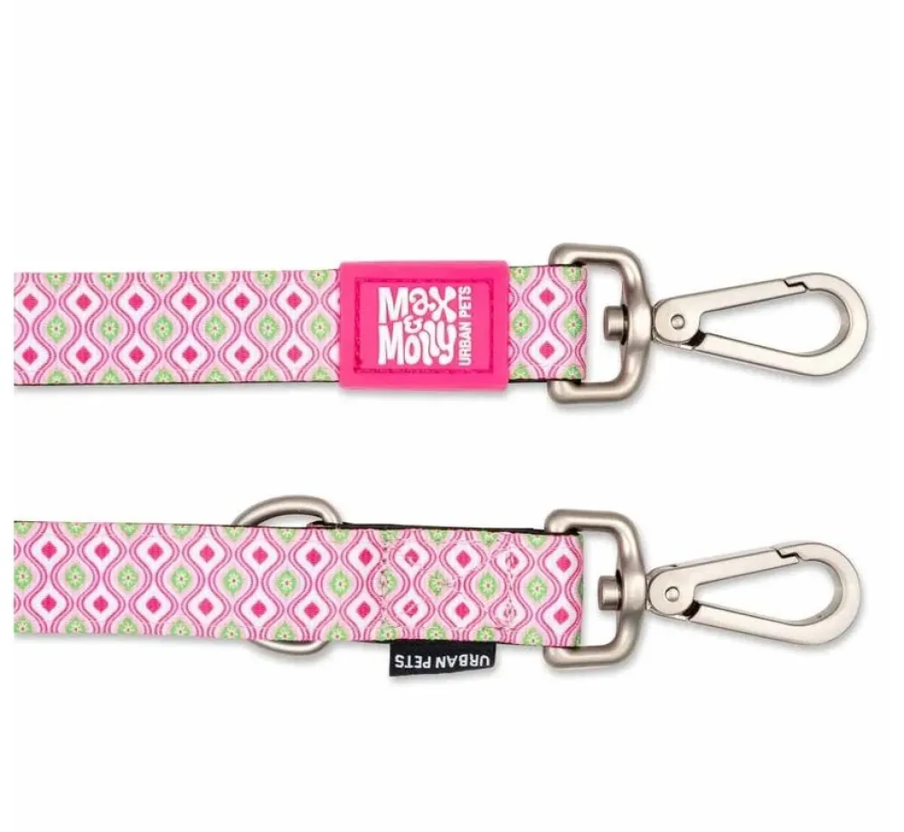 Max & Molly Hondenriem Multi Function Retro Pink- Puppy Riem