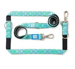 Max & Molly Hondenriem Multi Function Retro Blue- Puppy Riem