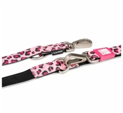 Max & Molly Hondenriem Multi Function Leopard Pink- Puppy Riem