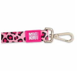Max & Molly Hondenriem Short Leash Leopard Pink- Puppy Riem