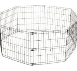 M-Pets Opvouwbare Puppyren Zwart- Puppy Bench