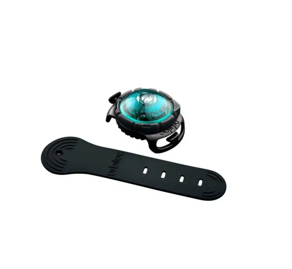 Orbiloc Veiligheidslamp Dog Dual Light Turquoise- Hondenhalsband
