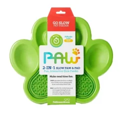 PDH Paw 2 In 1 Slow Feeder Groen- Voerbakken