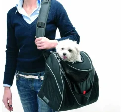 Petego Hondendraagtas Contour Black Label Zwart- Hondentas
