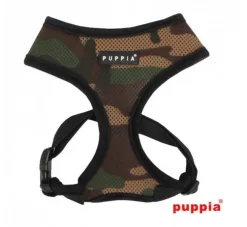 Puppia Hondentuig Soft Harness Camouflage- Puppy Tuig & Puppy Harnas