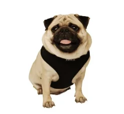 Puppia Hondentuig Soft Harness Zwart- Puppy Tuig & Puppy Harnas