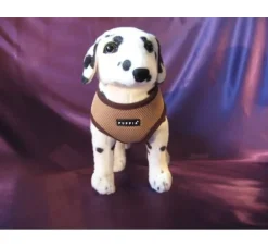 Puppia Hondentuig Soft Harness Beige- Puppy Tuig & Puppy Harnas