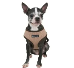 Puppia Hondentuig Soft Harness Beige- Puppy Tuig & Puppy Harnas