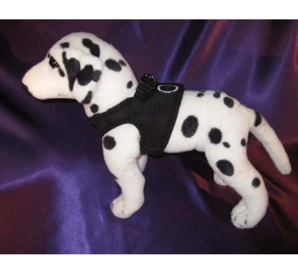Puppia Hondentuig Soft Vest Black- Puppy Tuig & Puppy Harnas
