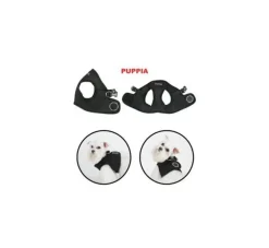Puppia Hondentuig Soft Vest Black- Puppy Tuig & Puppy Harnas