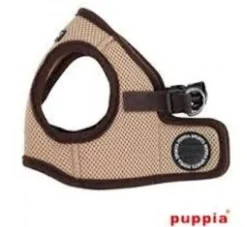 Puppia Hondentuig Soft Vest Beige- Puppy Tuig & Puppy Harnas