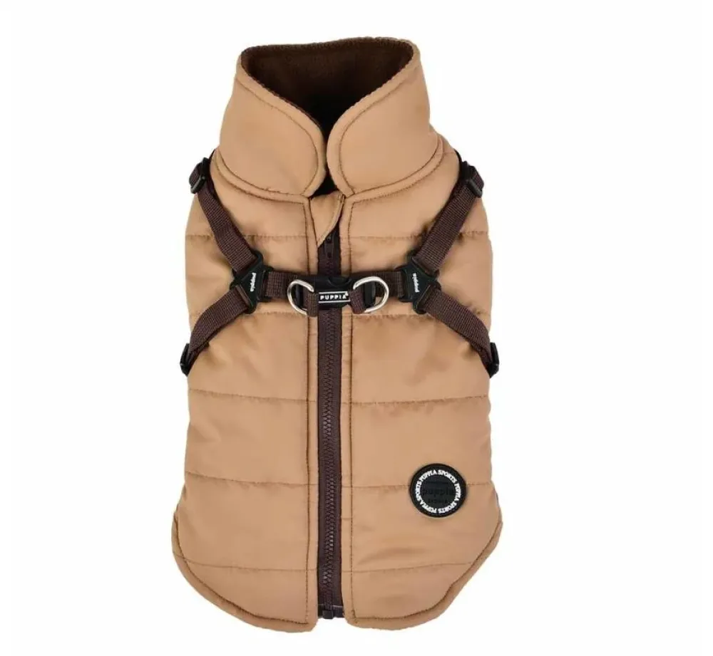 Puppia Mountaineer Vest Beige- Puppy Tuig & Puppy Harnas