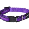 Rogz Hondenhalsband Purple Chrome- Hondenhalsband