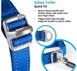 Rogz Hondenhalsband Safety Geel- Hondenhalsband