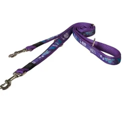 Rogz Hondenriem Multi Purpose Purple Forest- Puppy Riem