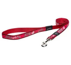 Rogz Hondenriem Red Bone- Puppy Riem