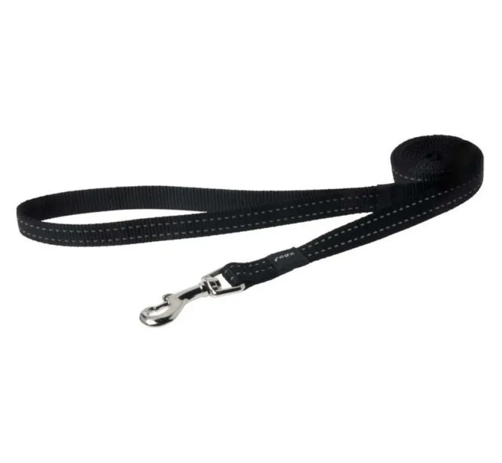 Rogz Hondenriem Utility Zwart- Puppy Riem