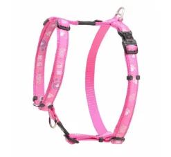Rogz Hondentuig Pink Paw- Puppy Tuig & Puppy Harnas
