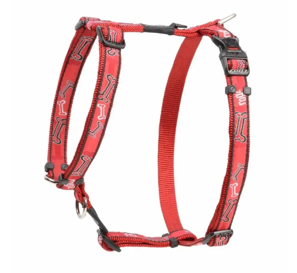 Rogz Hondentuig Red Bone- Puppy Tuig & Puppy Harnas