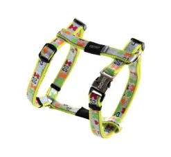 Rogz Hondentuig Trendy Multi Bones- Puppy Tuig & Puppy Harnas