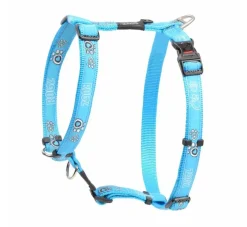 Rogz Hondentuig Turquoise Paws- Puppy Tuig & Puppy Harnas