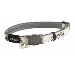 Rogz Kattenhalsband Glowcat Black Jumping Cat- Kattenhalsband