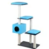 Silvio Design Krabpaal Cosy Blauw Xl- Krabpaal