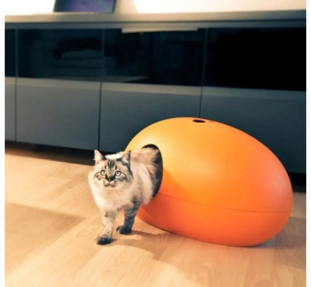 Sindesign Kattenbak Poopoopeedo Oranje- Kattenbak