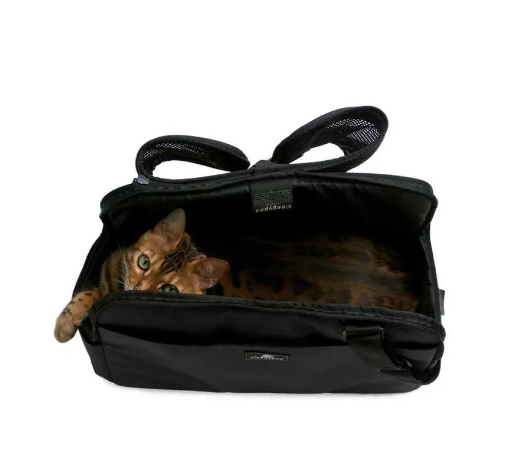 Sleepypod Draagtas Voor Huisdieren Atom Jet Black- Hondentas